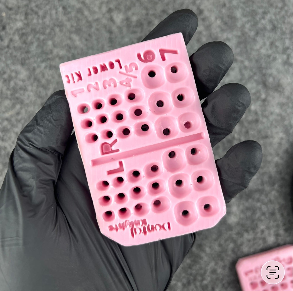 silicone index for custom healing abutment