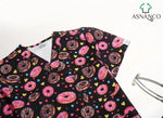 Printed scrub donuts