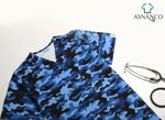 Camouflage scrub(navy)
