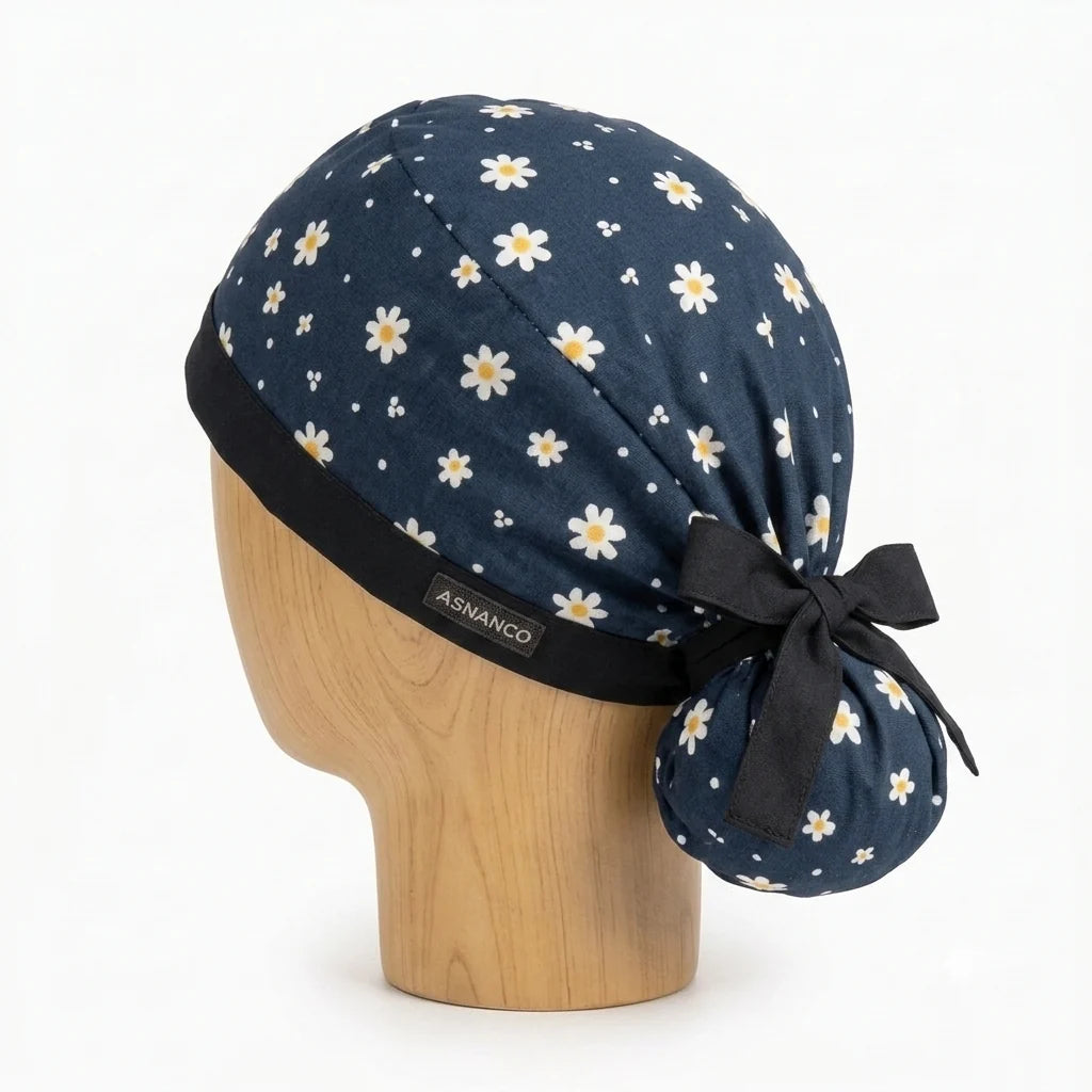 Ponytail surgical caps