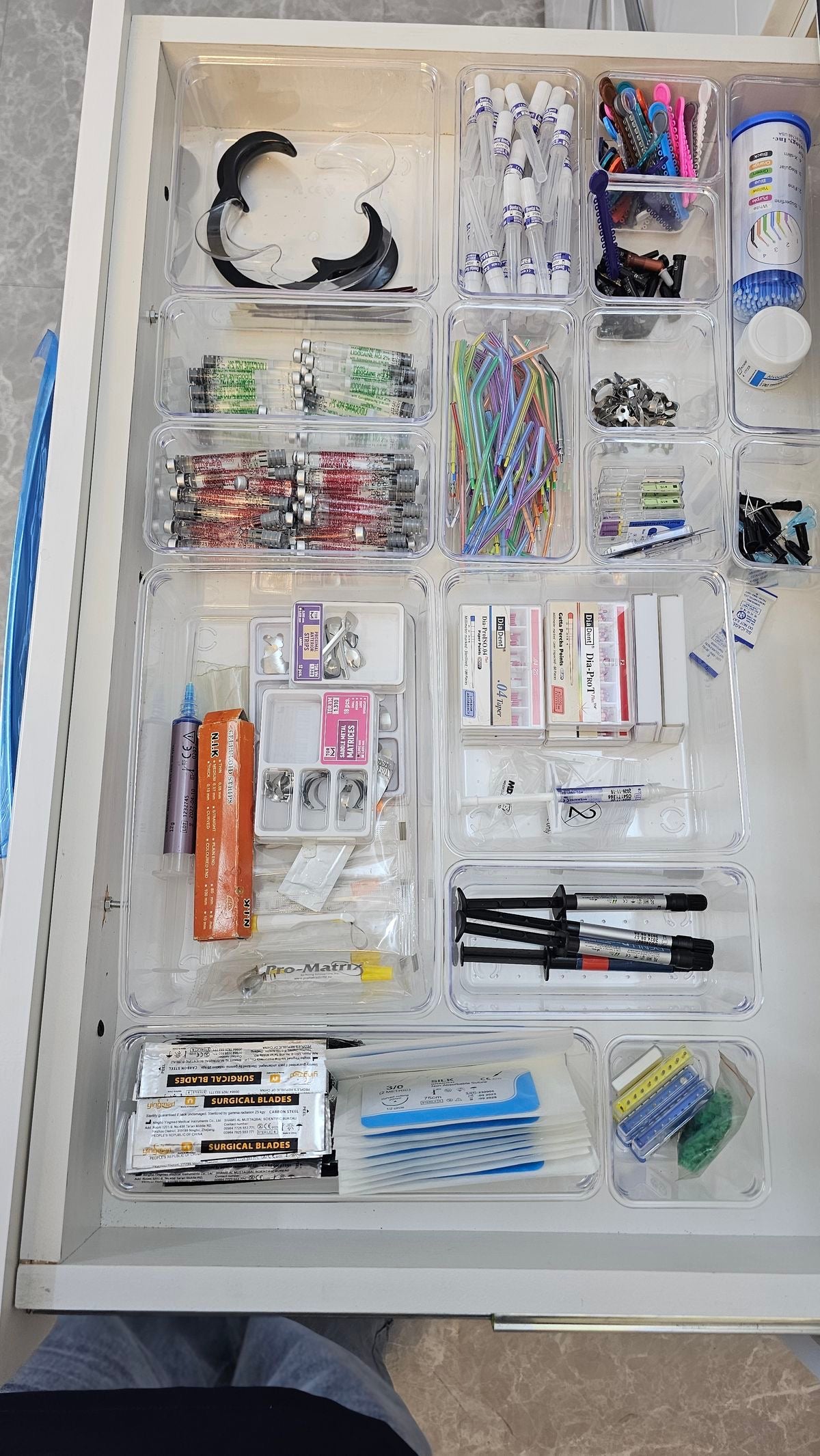 dental drawer organizer