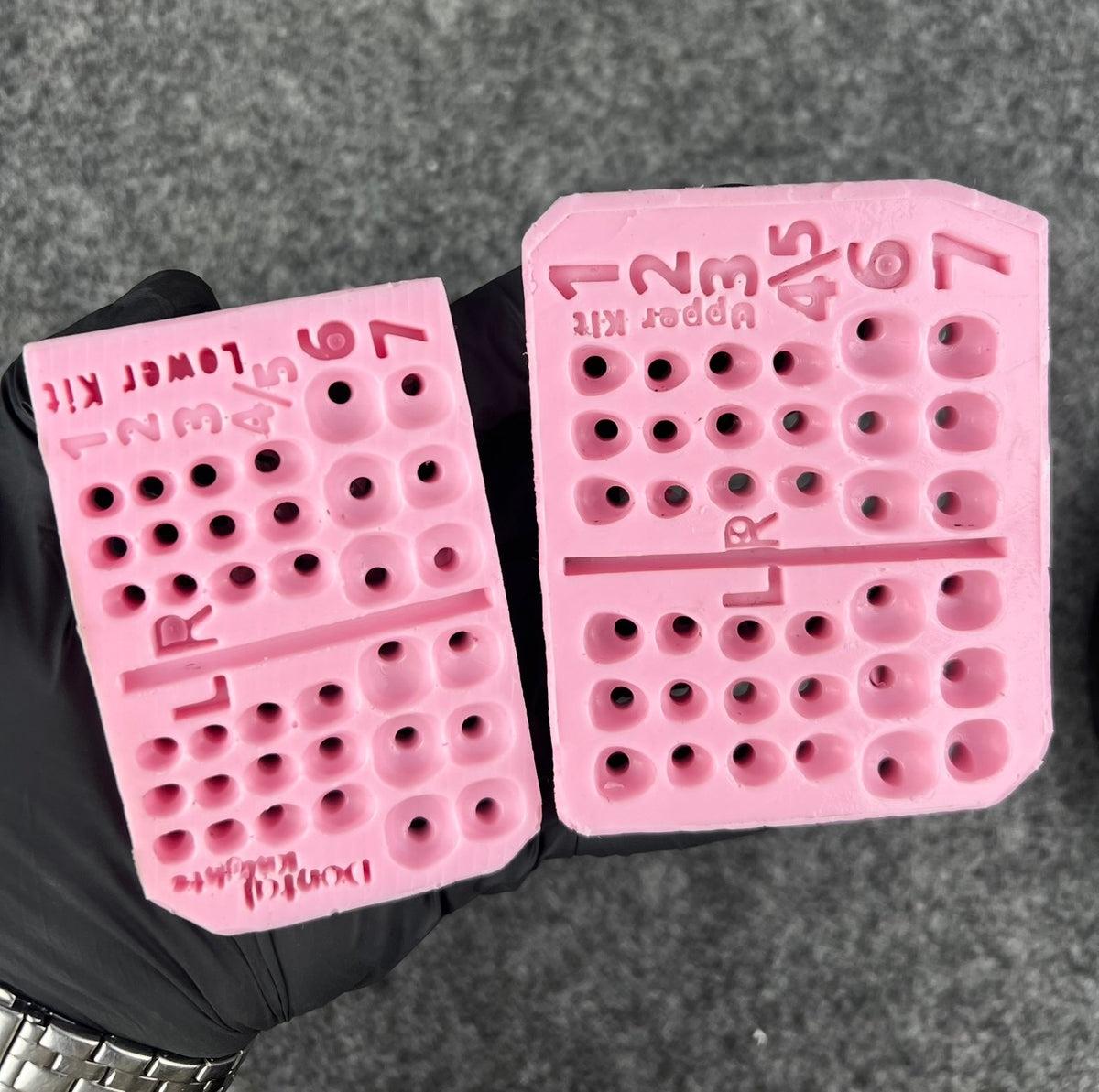 silicone index for custom healing abutment